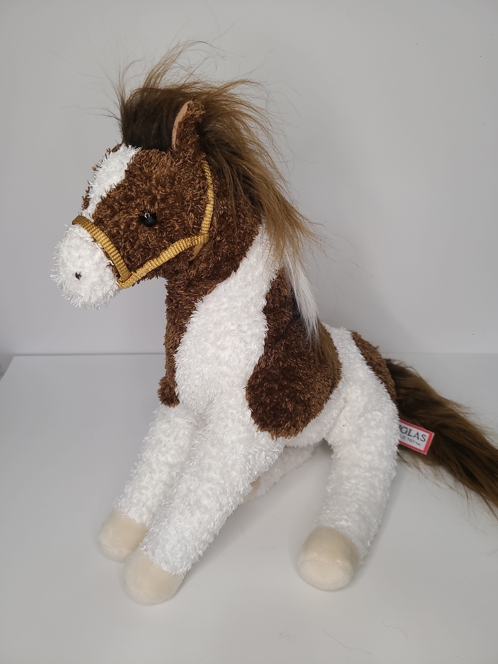 Douglas Cuddle Toys Paint Horse Pony Plush 12" Brown White Pinto 12"